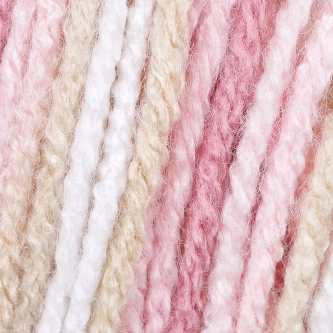 Caron Jumbo Ombre Yarn, 12 oz, Rosewood, 1 Ball