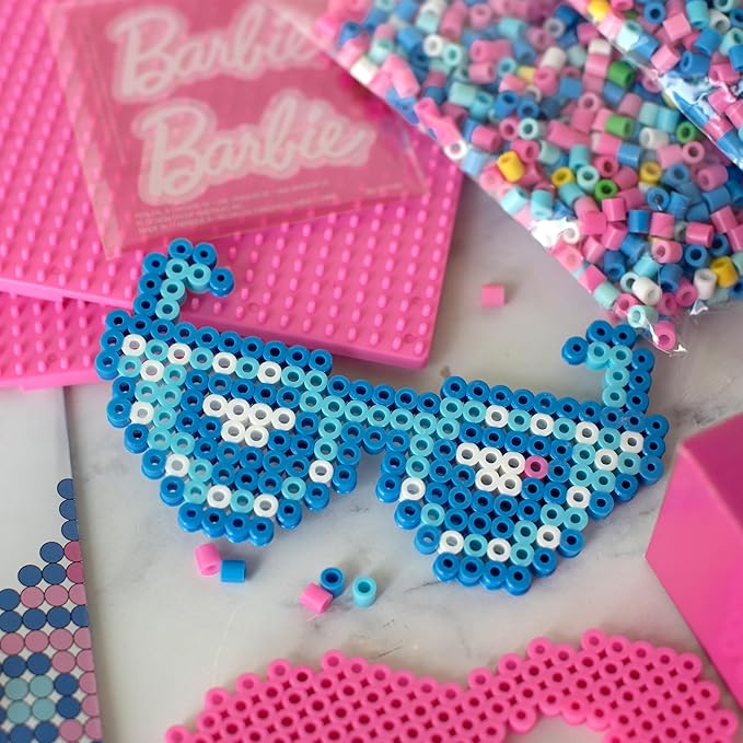 Perler 80-57199 Mattel Barbie Fused Bead Deluxe Activity Kit, 9 Unique Patterns, Multicolor, 4011 Pieces