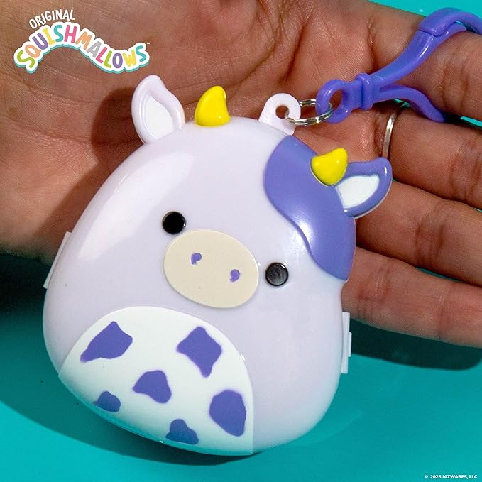 Original Squishmallows Bubba The Cow Bracelet Kit, Bracelet Making Kit, Friendship Bracelet Kit, Charm Bracelet, Charm Bracelet Making Kit, Gifts for Girls, 7 Year Old Girl Birthday Gifts, Crafts