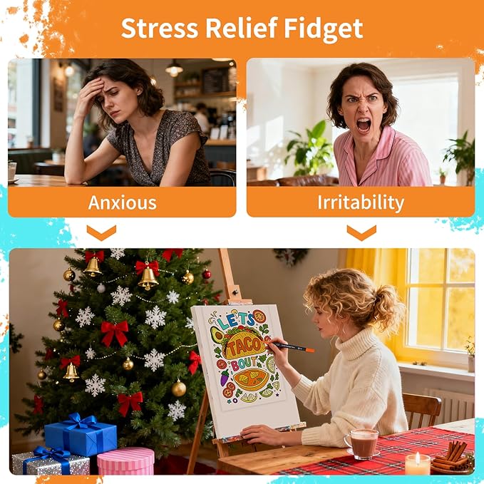 Adult Coloring Book,Coloring Books for Adults Relaxation with 36 Markers,Funny Chill-Sweet Puns Includes 30 Pattern,Anxiety Relief-The Perfect Mindfulness Stress-Relieving Gifts for Women