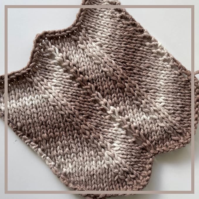 Ombré-Encore Chunky Ombre Yarn for Crocheting, 3 Balls, 507Yds/420G, Free Patterns - Multi Colored Bulky 5 Weight Yarn for Knitting - Coffee Cream