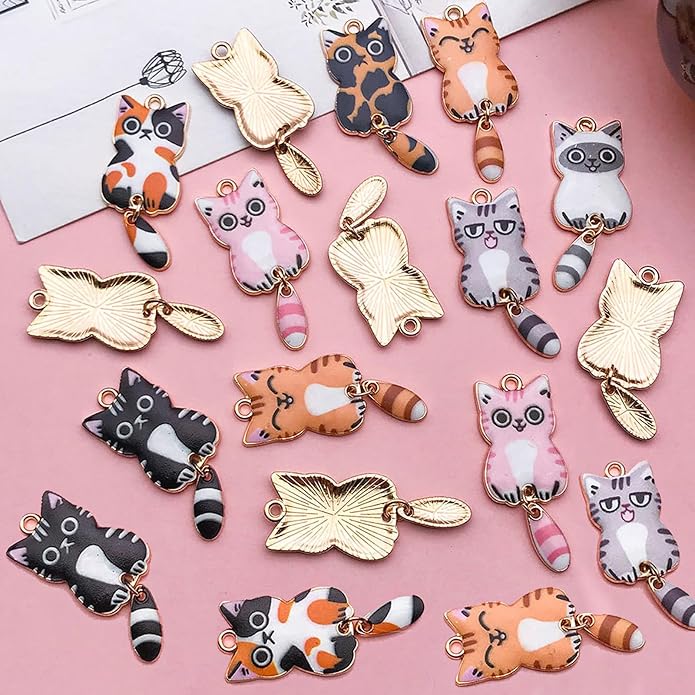Charms Enamel Alloy Charms for Beach Travel Necklace Bracelet DIY carft Deocration Bracelet Necklace Crafting, Hawaiian Style Accessories for Nature-Inspired Designs