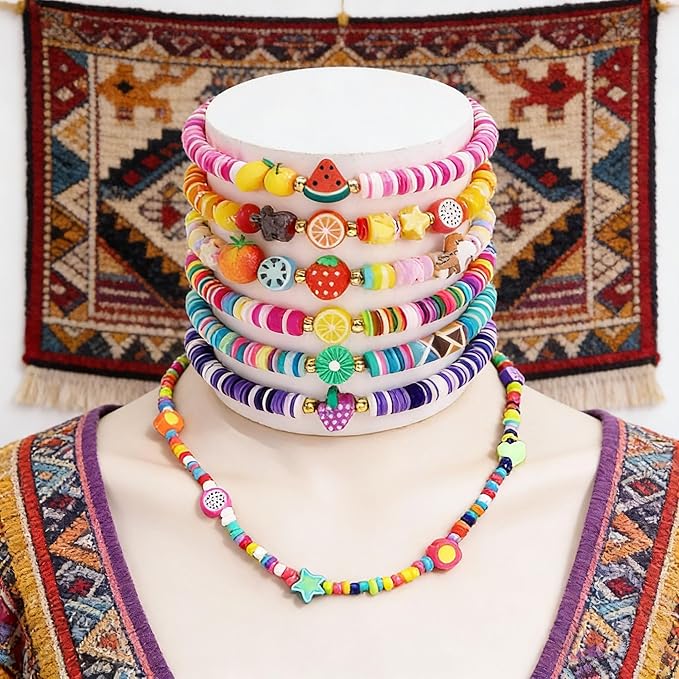 Gorblos Bracelet Crafting Kit - Make Friendship Bead Bracelets, Bag Charms, Keychains & Phone Straps | DIY Craft Supplies for Boys & Girls of All Ages | Ideal for Birthdays, Christmas & Holidays