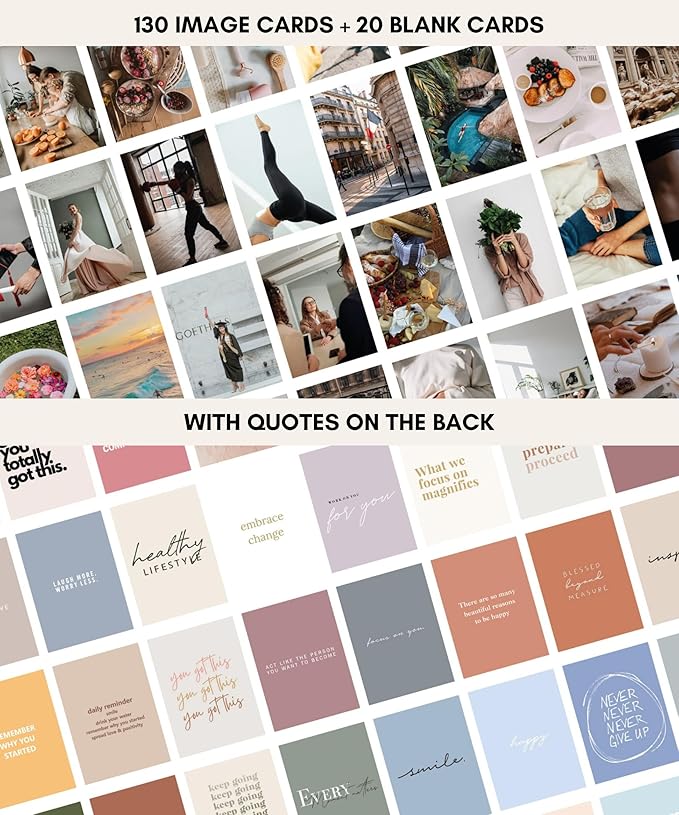 Lamare Vision Board Kit – Premium Dream Board Supplies – Complete Vision Board Supplies for Women, Mood Board Supplies & Collage Book for Manifestation