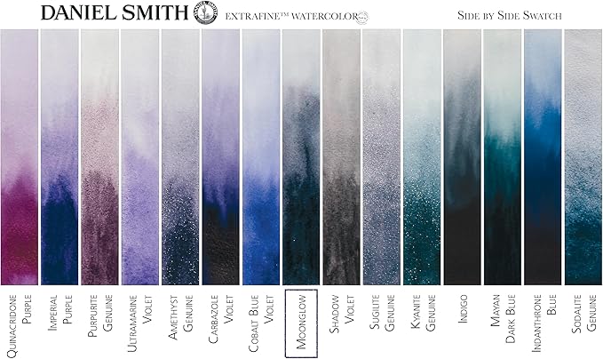 Daniel Smith 284610057 Extra Fine Watercolors Tube, 5ml, Moonglow, 0.17 Fl Oz (Pack of 1)