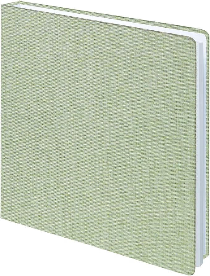 3 Ring Photo Album with Sticky Pages, Linen Scrapbook for Easy Customization - Perfect for 2x3, 4x6, 5x7, 8x10 Photos - 20 Sheets for Family Memories & Crafting