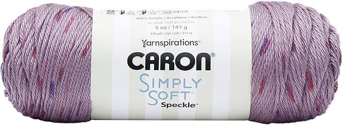 CARON Simply Soft Speckle Yarn, Snapdragon