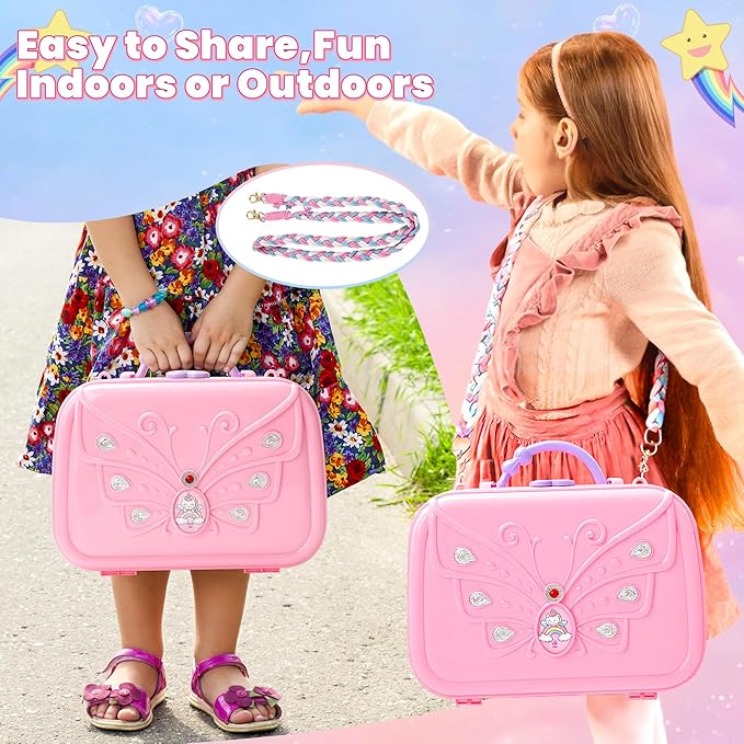 6-in-1 Friendship Bracelet Making Kit, 500+ PCS DIY Bracelet Kit with Weaving Loom, DIY Gifts Ideas for Girls Ages 8-12 Craft Maker Toys Set to Make Bracelets Potholders Pendants Bags Hats Scarves