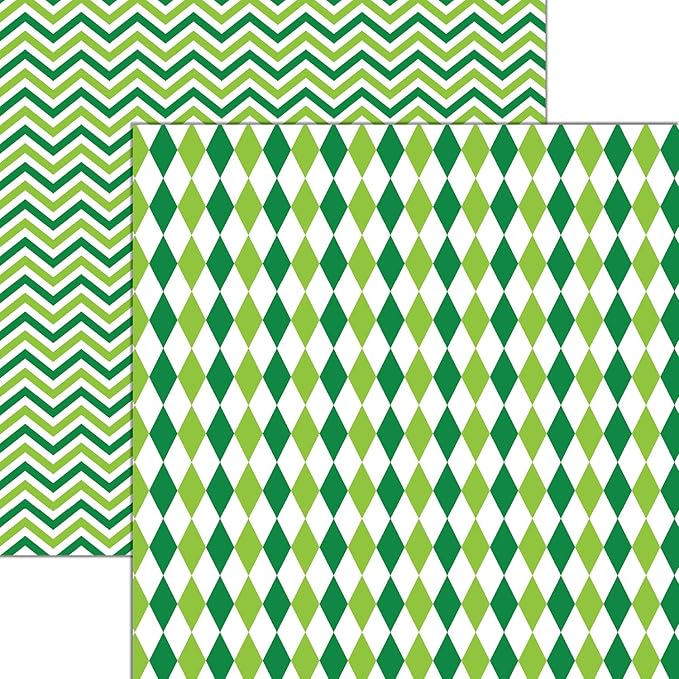Reminisce St. Patrick's Plaid Scrapbook Collection Kit