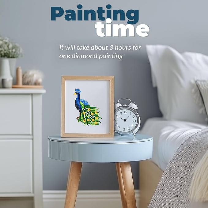 LuwoArte 16 Pack Diamond Painting Kits for Adults – The World of Birds Designs – Full Drill DIY Paint Gem Art for Adults – Brilliant 5D Diamond Painting Kit – Relaxing Craft for Home Wall Décor