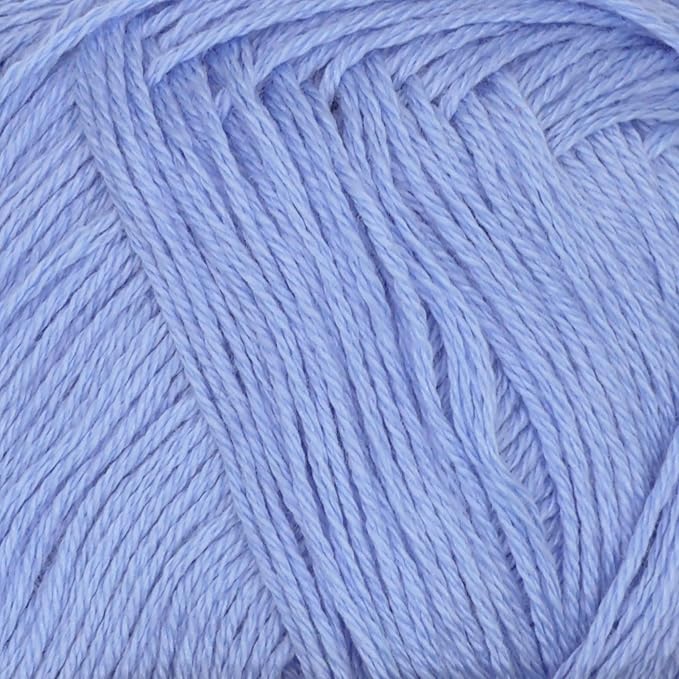 JubileeYarn Baby Soft Bamboo Cotton Yarn - 50g/Skein - Glacier Blue - 4 Skeins