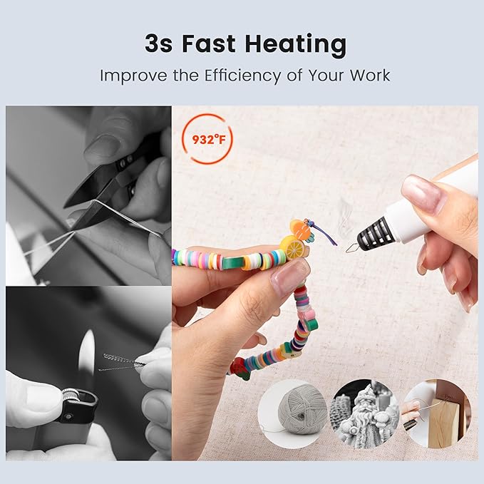 Thread Burner Zap Replacement Tip, for T-004U and T-005U, 2 Pieces per Pack, for Beading Jewelry Making DIY Melting Knotting, Bead Weaving, Leather Work, Stringing Projects