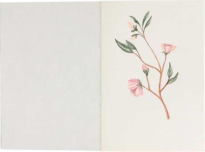 SoHo Urban Artist Open Bound Sketch Pads - Open Coptic Bound Sketch Pads for Drawing, Calligraphy, Any Dry Media, & More! - [White - 5.6x8.26-2 Pack]