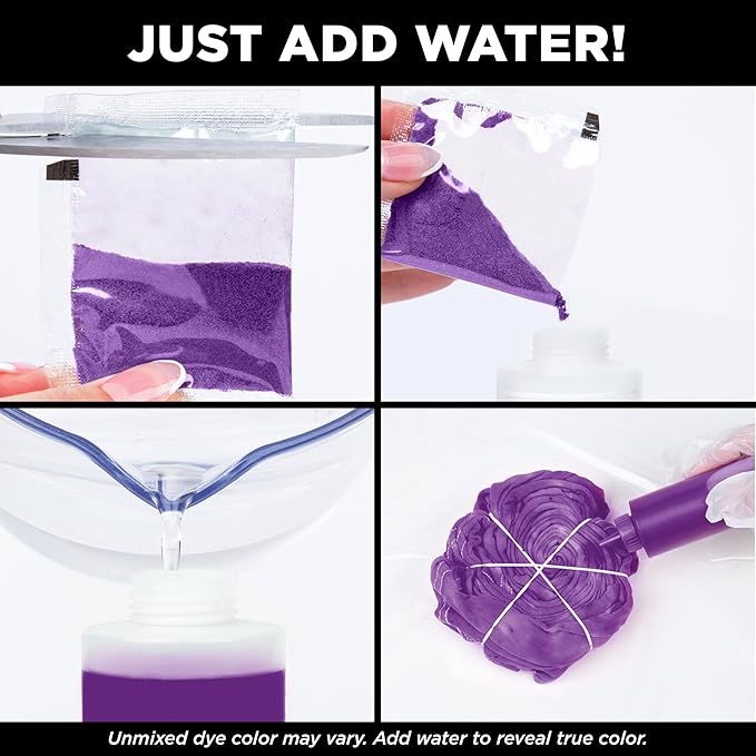 Tulip One-Step Tie-Dye Kit Dye Refill Packs, Purple