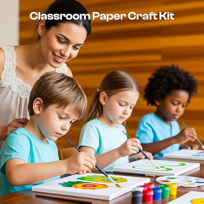 Caydo 4 Pieces Paper Making Frame Kit, Papermaking Mould and Deckle with Mesh, Absorbent Paper and Sponge for Kids Adults Supplies A4 A5 A6 A7(9.8" x 13",7.5" x 9.8",5" x 7", 4.5" x 5.7")