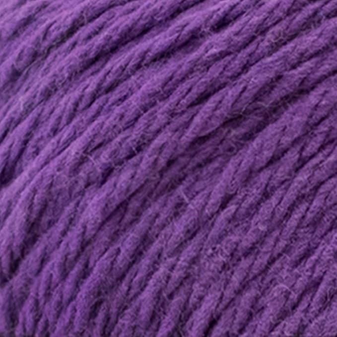 Lily Sugar 'N Cream The Original Solid Yarn, 2.5oz, Medium 4 Gauge, 100% Cotton - Purple - Machine Wash & Dry (Pack of 2)