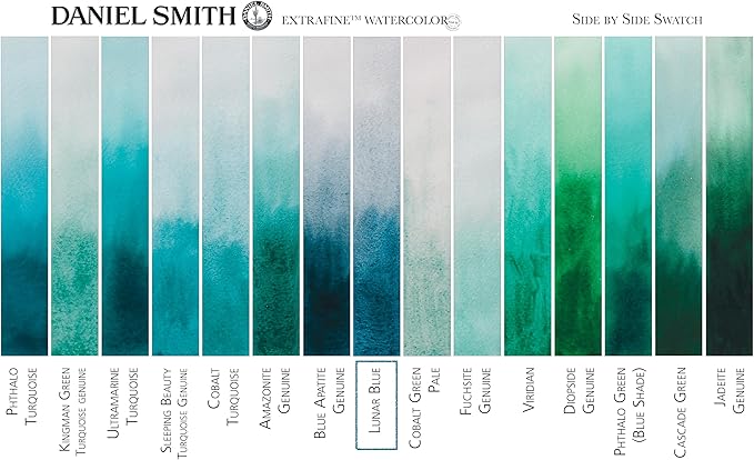 Daniel Smith 284610183 Extra Fine Watercolors Tube, 5ml, Lunar Blue