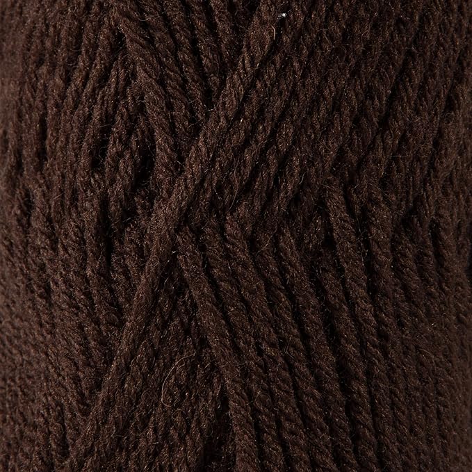 Sensy Roving Yarn, 3.5 oz, 132 Yards, Gauge 5 Bulky (Dark Chocolate)