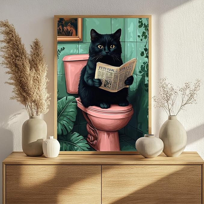 Paint by Numbers for Adult,Cat Paint by Numbers Kit for Adults Beginners, DIY Acrylic Painting on Canvas for Home Wall Art Decor(16x20Inch