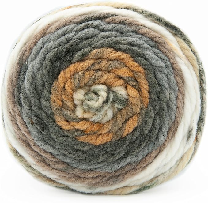 (3 Pack) Lion Brand Yarn Mandala Thick & Quick Bulky Yarn, Stairwell