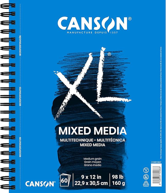 Canson XL Series Mixed Media Pad 9" x 12"