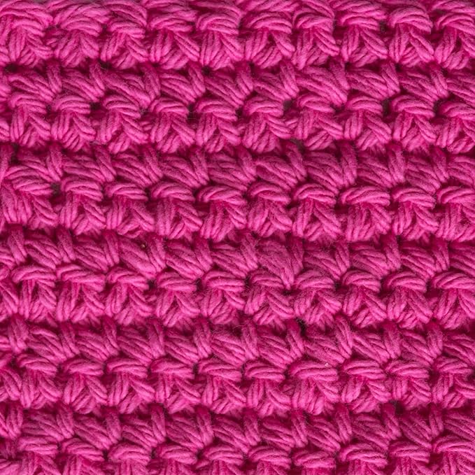 Lily Sugar'n Cream 100% Cotton Yarn 6-Pack Bundle with Bella's Crafts Stitch Markers (Psychadelic Mix)
