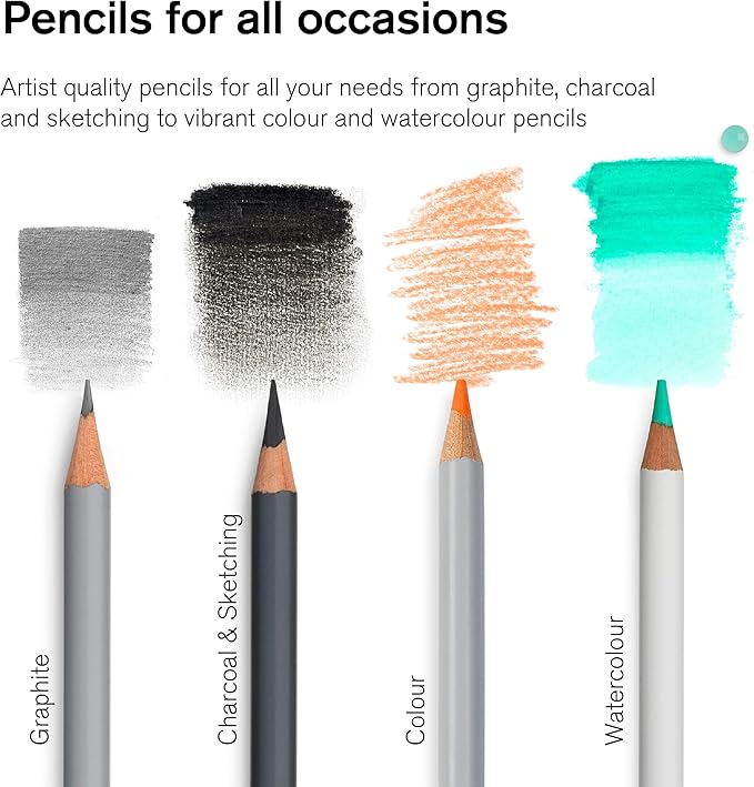 Winsor & Newton Studio Collection Artist Pencils, Color Pencils, Set of 48