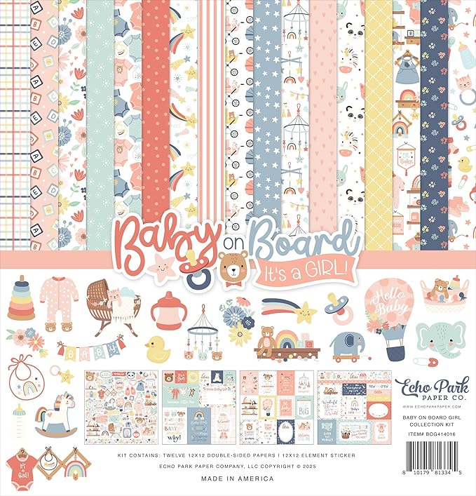 Baby On Board - Girl Collection Kit