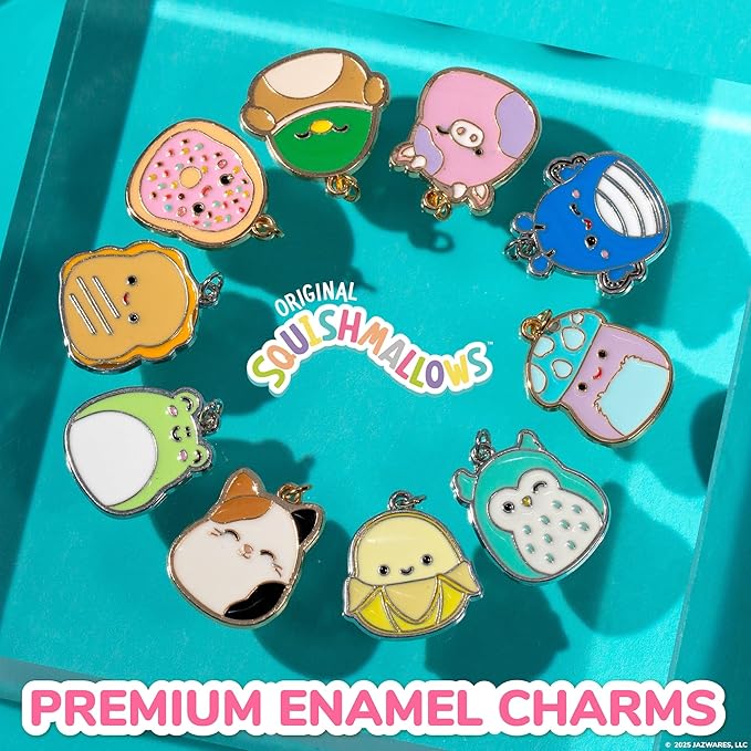 Original Squishmallows Bracelet Design Set, Cute & Friendship Bracelet Kit, Jewelry Making Kit, Charm Bracelet Making Kit, Beading & Jewelry Making, Friendship Bracelet Making Kit