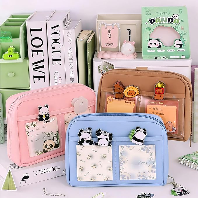 Gryast Complete Student Stationery Set Junk Journal Kit - All-in-One Scrapbook Supplies with Dog Pins, Pens, Stickers, Notebooks & More | Creative Journal Supplies for Memory Keeping(Blue)