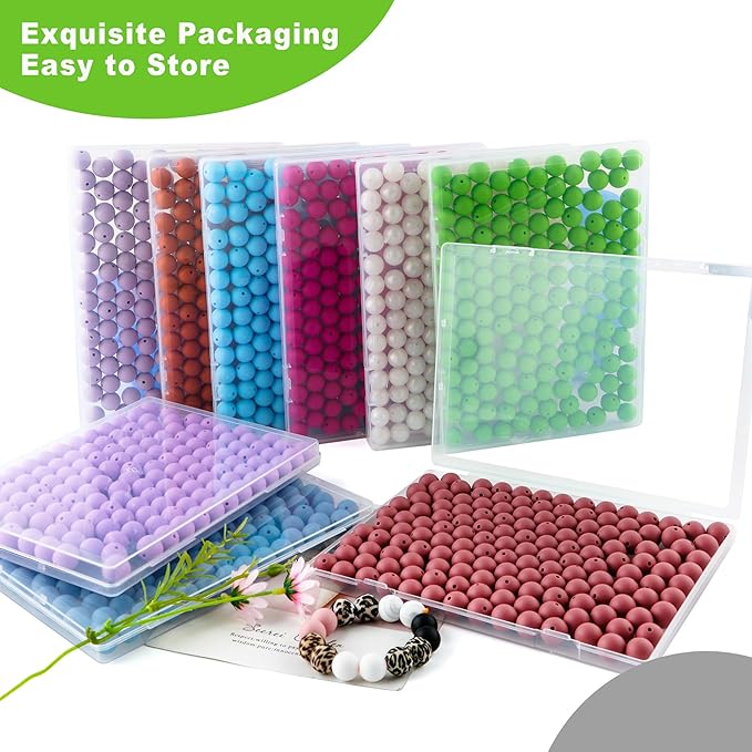 150Pcs 15mm Silicone Beads for Keychain Making Bracelet Necklace, Bulk Round Silicone Beads for Pens（Chartreuse）