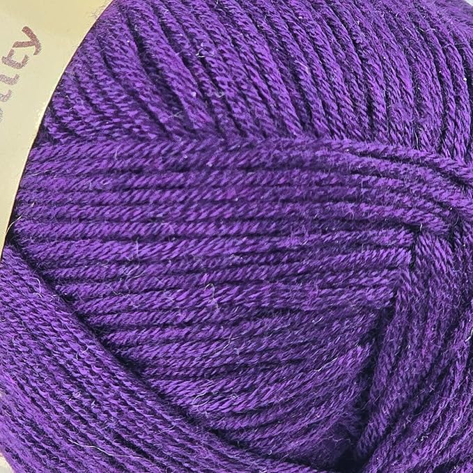 10-Pack of Yonkey Monkey 500 Grams Yarn - 70% Rayon derived from Bamboo, 30% Cotton - Imported - Violet 9022