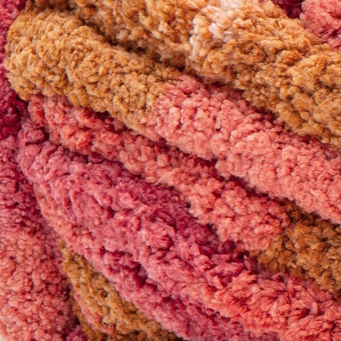 Bernat Blanket Extra Thick Sunset Yarn - 1 Pack of 21.12oz/598.74g - 100% Polyester - #7 Jumbo - 72 Yards - Chunky Yarn for Hand Knitting, Crocheting, Crafts & Amigurumi