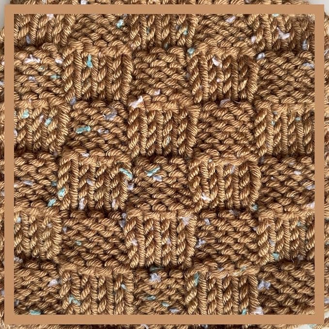 Tweed Twinkles Soft Baby Yarn for Crocheting, 8-Pack (696Yds / 400G), Free Patterns - Acrylic Baby Blanket Knitting Yarn with Flecks - Size 3 DK Light Worsted Weight - Golden Brown