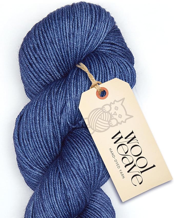 Superwash Merino Wool Yarn for Knitting & Crocheting - Premium Hand Dyed Yarn, 100gr, 240 Yards Dk Weight Yarns - Luxurious, Soft & Durable