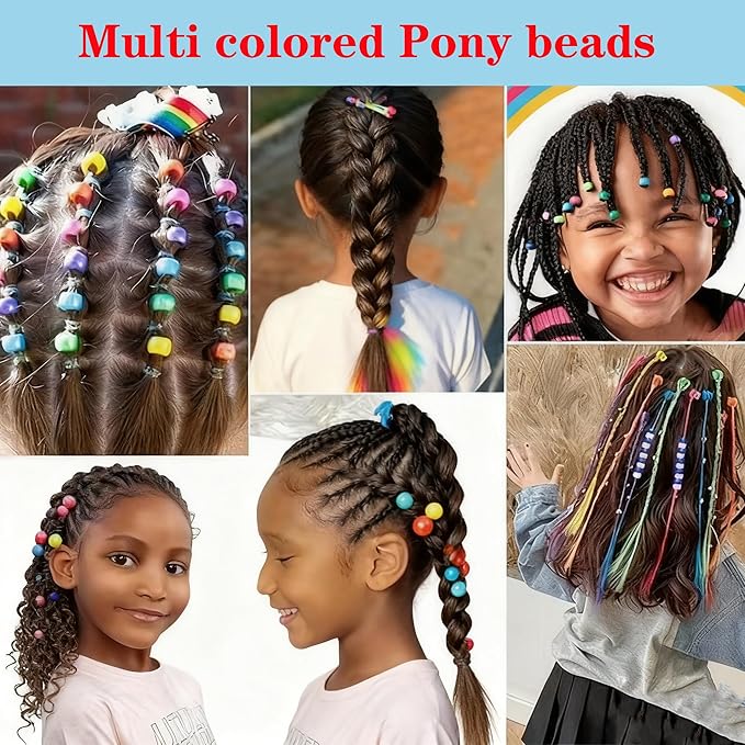 2500 PCS Pony Beads Jewelry Making Kit – 96 Colors, UV Color Changing & Glow Alphabet Beads, Heart Bow Crystal String, Tools, Gift Box for DIY Bracelets, Necklaces
