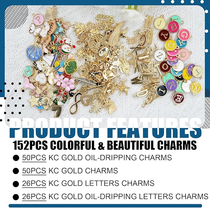 LEIOSAGN 474Pcs Lip Gloss Keychain Jewelry Making Kit with 20 Keychain Clips, 20 Extender Chains, 20 Silicone Rings, 152 Mixed Charms, Jump Rings, Plier, Resealable Pouch Bags, DIY Craft Supplies