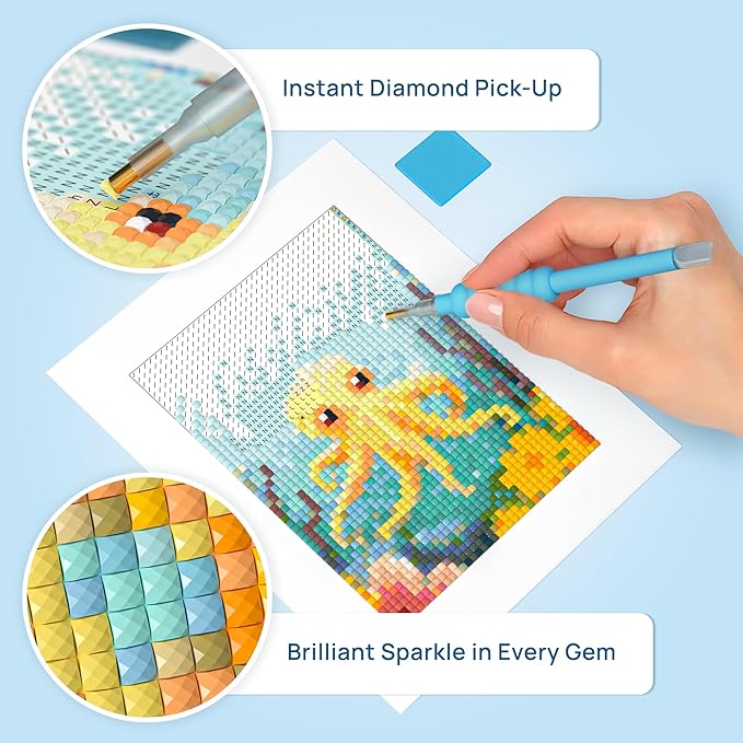 LuwoArte 15 Pack Diamond Painting Kits for Adults – Beach, Summer Vibes & the Sea Breeze – Full Drill DIY Paint Gem Art for Adults – Brilliant 5D Diamond Painting Kit – Relaxing Craft for Wall Décor