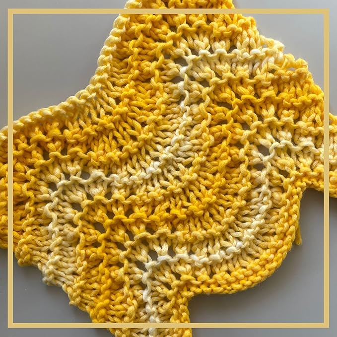 Ombré-Encore Chunky Ombre Yarn for Crocheting, 3 Balls, 507Yds/420G, Free Patterns - Multi Colored Bulky 5 Weight Yarn for Knitting - Duck Yellow