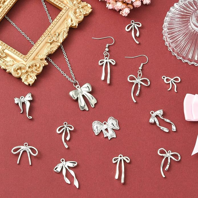 Antique Silver Cross Drink Insect Animal Theme Charms for DIY Jewelry Bracelet Necklace Earring Keychain Decor
