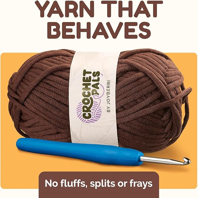 JOYBERRI Crochet Kit for Beginners - Beginner Crochet Kit for Adults and Kids - Learn to Make Amigurumi Animals with Step by Step Videos - All Materials Included