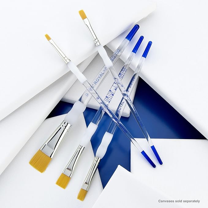 Royal & Langnickel SG-304 5 Piece Flat Brush Set