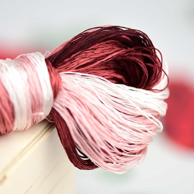 Mulberry Silk Floss Embroidery Thread Floss-Cross Stitch Threads China Silk Woven Jewelry Threads DIY Sewing Kits (24)