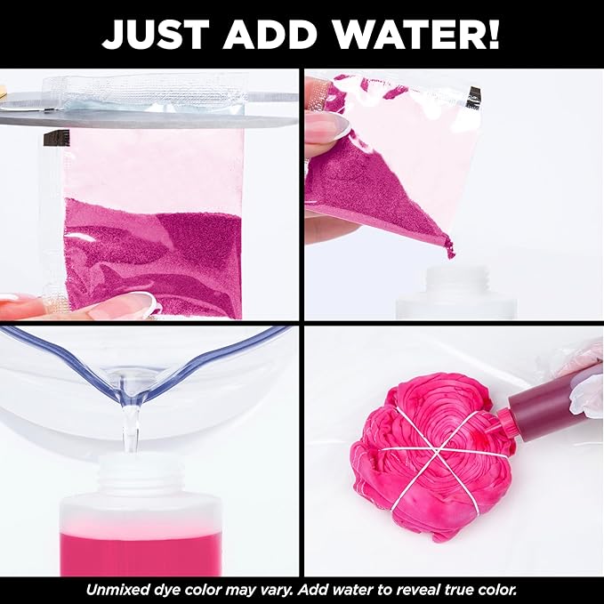 Tulip One-Step Tie-Dye Kit Dye Refill Packs, Fuchsia