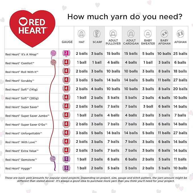 Red Heart Super Saver Jumbo Polo Stripe Yarn - 2 Pack of 283g/14oz - Acrylic - 4 Medium (Worsted) - 482 Yards - Knitting/Crochet