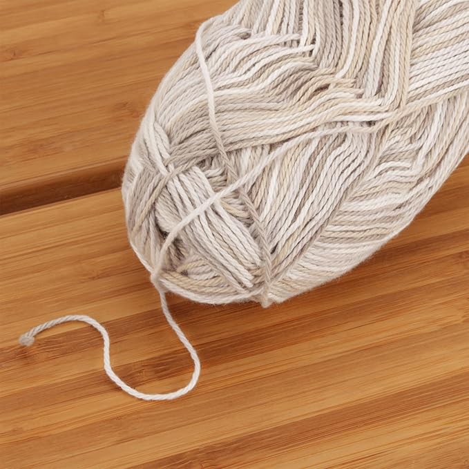 JubileeYarn Cotton Select Yarn - 50g/Skein Sport Weight - Pebble Beach - 8 Skeins