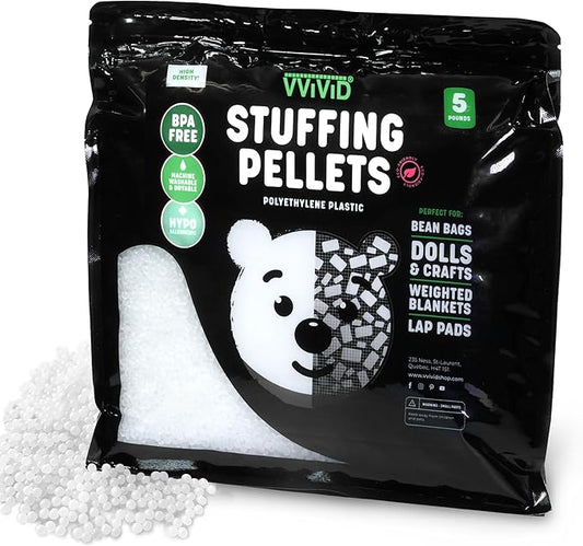 VViViD Eco-Friendly Weighted Stuffing Beads Poly Pellets (5lbs)