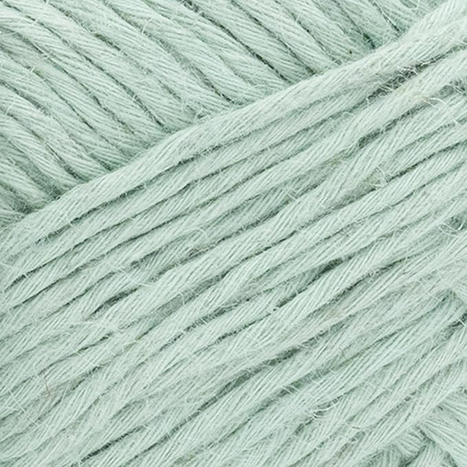 Lion Brand Yarn Cotton Hemp, Soft, Durable Yarn for Crochet and Knitting, 3 Pack, Mint
