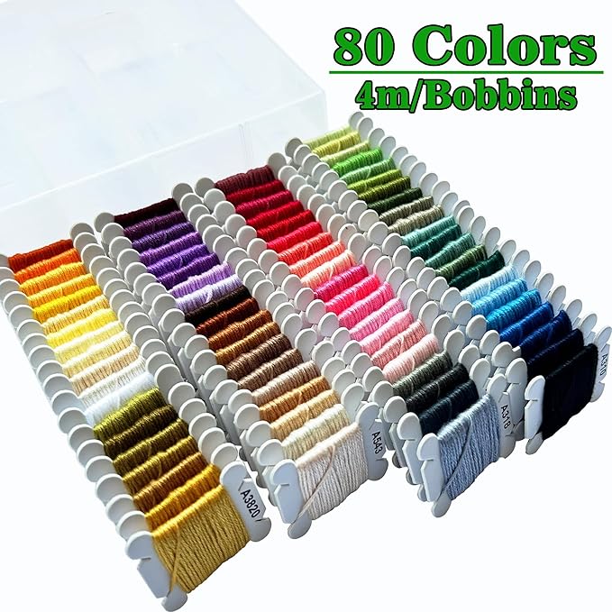 Friendship Bracelet Kit Embroidery Floss 80 Colors