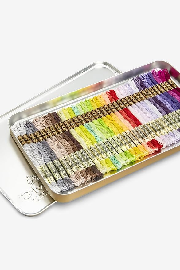 DMC Embroidery Floss Collector's Tin (35 Colors)